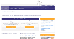 Desktop Screenshot of anwalt-finden.net